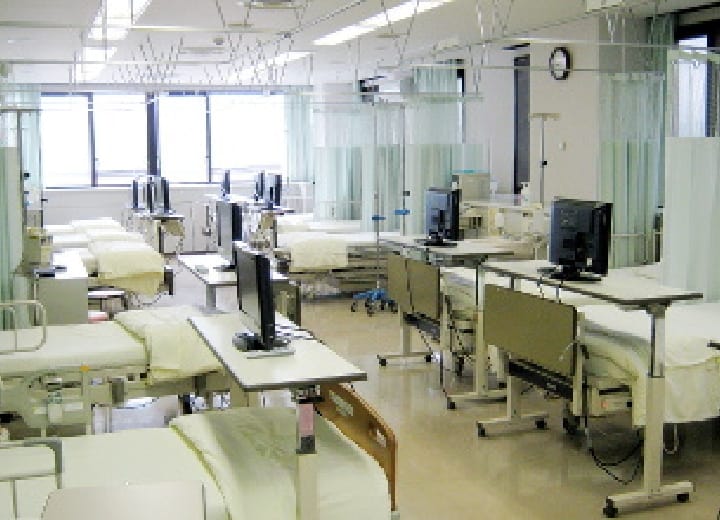化学療法室の全景